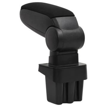 Car Armrest Black 15x31.5x(35-51) cm ABS