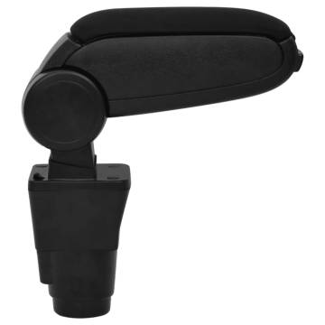 Car Armrest Black 13x32.5x(24-51.5) cm ABS