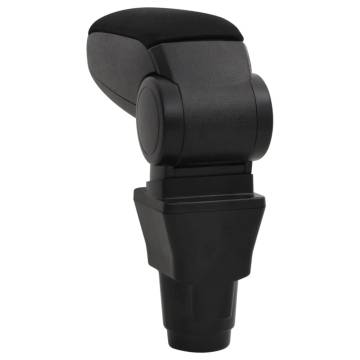 Car Armrest Black 13x32.5x(24-51.5) cm ABS