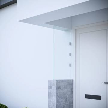 Side Panel for Door Canopy Transparent 50x100 cm Tempered Glass