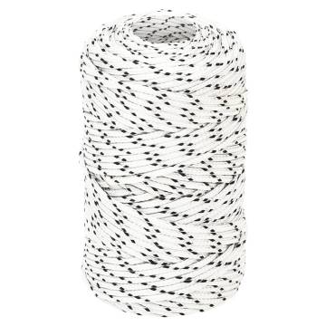 Braided Boat Rope White 2 mmx500 m Polyester