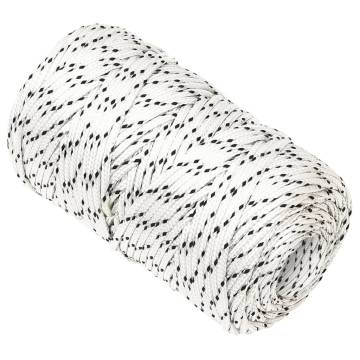 Braided Boat Rope White 2 mmx500 m Polyester