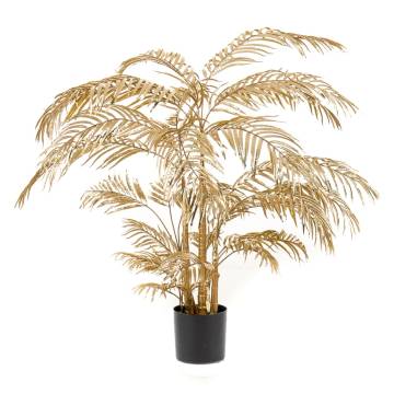 Emerald Artificial Areca Palm Tree 145 cm Gold