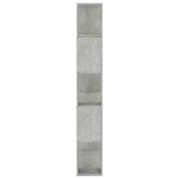 Book Cabinet/Room Divider Concrete Grey 80x24x159 cm Engineered Wood