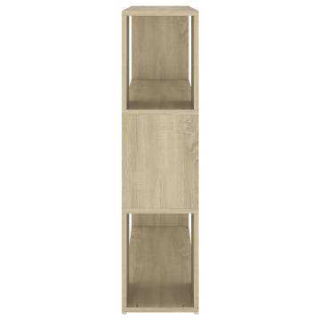 Book Cabinet Room Divider Sonoma Oak 100x24x94 cm