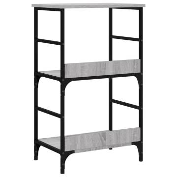 Bookshelf Grey Sonoma 50x33x82 cm Engineered Wood