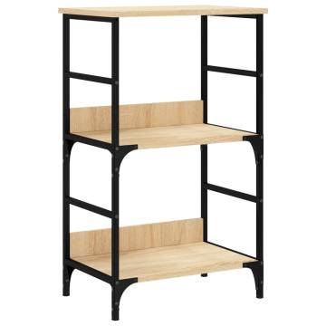 Bookshelf Sonoma Oak 50x33x82 cm Engineered Wood