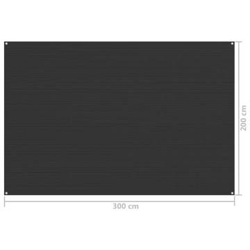 Tent Carpet 200x300 cm Anthracite