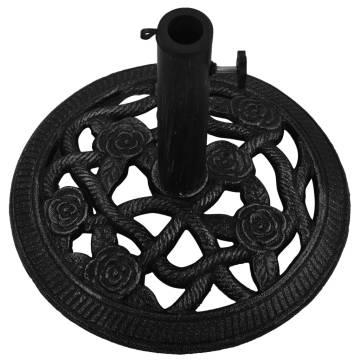 Umbrella Base Black 40x40x32 cm Cast Iron