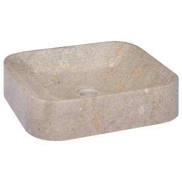 Sink Grey 40x40x10 cm Marble