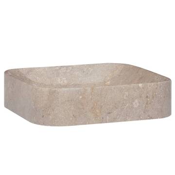 Sink Grey 40x40x10 cm Marble