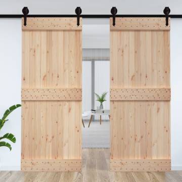 Door NARVIK 95x210 cm Solid Wood Pine