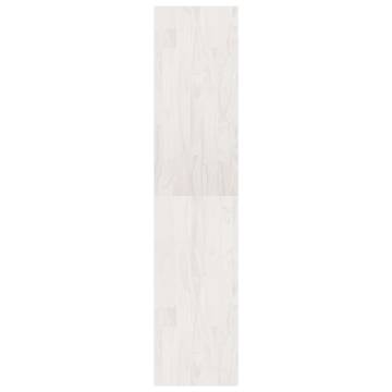 Book Cabinet Room Divider White 40x30x135.5 cm Pinewood