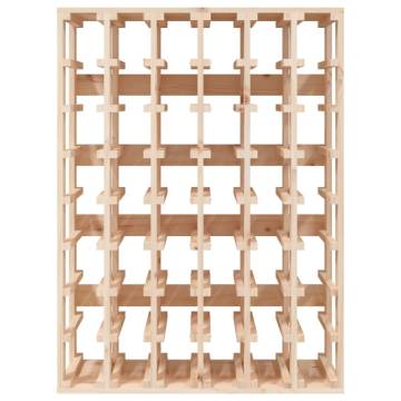 Wine Rack 70x33x94 cm Solid Wood Pine