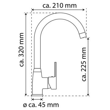 EISL Kitchen Mixer Tap DIZIANI Stainless Steel