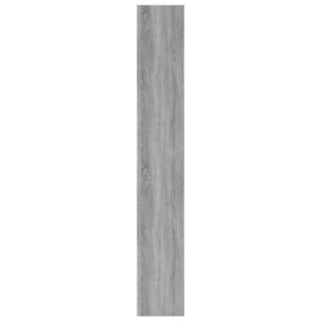 Book Cabinet/Room Divider Grey Sonoma 80x30x198 cm Engineered Wood