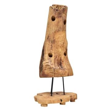 Wine Rack for 8 Bottles 40x30x80 cm Solid Teak Wood