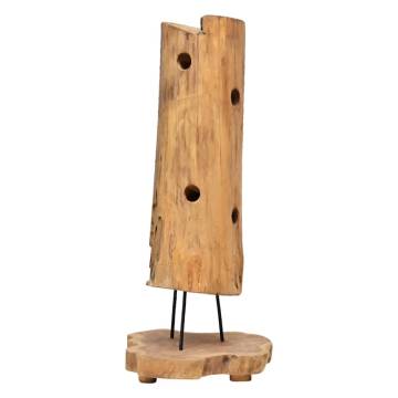 Wine Rack for 8 Bottles 40x30x80 cm Solid Teak Wood