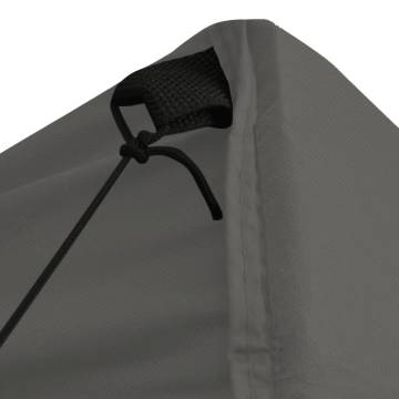 Foldable Party Tent Pop-Up with 4 Sidewalls 3x3 m Anthracite