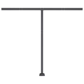 Freestanding Manual Retractable Awning 350x250 cm Anthracite