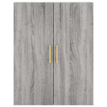 Wall Mounted Cabinets 2 pcs Grey Sonoma 69.5x34x90 cm