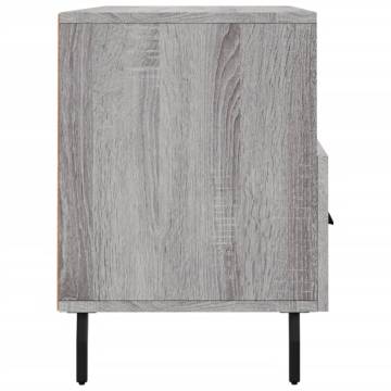 TV Cabinet Grey Sonoma 102x36x50 cm Engineered Wood