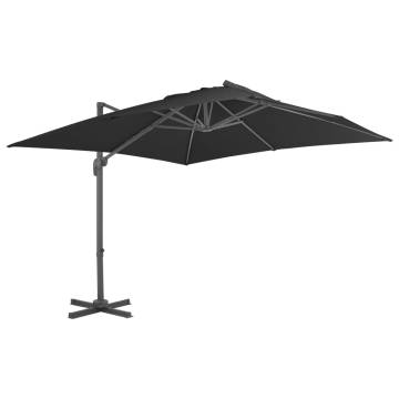 Cantilever Umbrella with Aluminium Pole 300x300 cm Anthracite