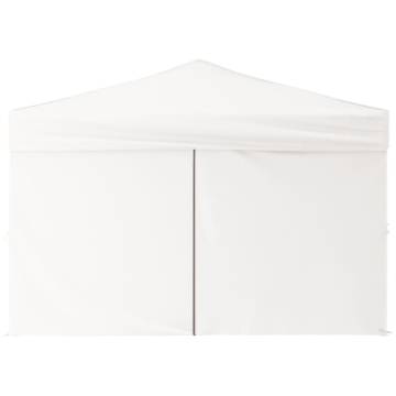 Folding Party Tent with Sidewalls White 3x3 m