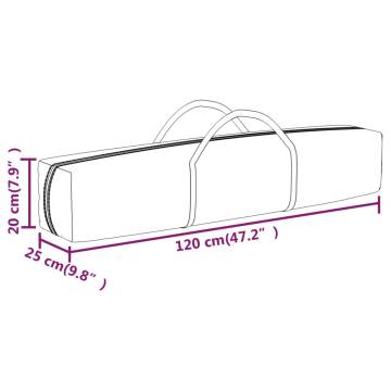 Folding Party Tent with Sidewalls White 3x3 m