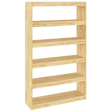 Book Cabinet/Room Divider 100x30x167.5 cm Solid Pinewood