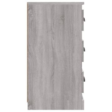 Sideboards 2 pcs Grey Sonoma Engineered Wood