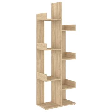 Book Cabinet Sonoma Oak 48x25.5x140 cm Engineered Wood