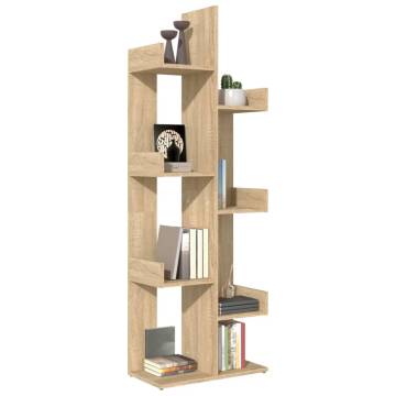 Book Cabinet Sonoma Oak 48x25.5x140 cm Engineered Wood