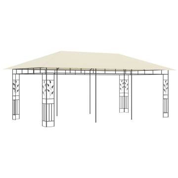 Gazebo with Mosquito Net 6x3x2.73 m Cream