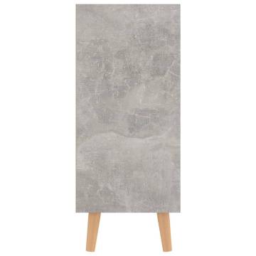 Sideboard Concrete Grey 90x30x72 cm Engineered Wood