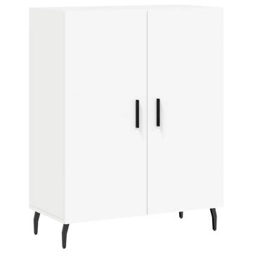 Highboard White 69.5x34x180 cm Engineered Wood