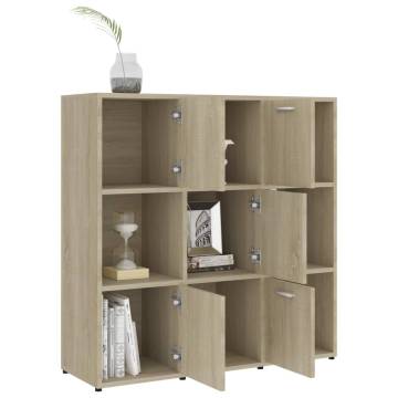 Book Cabinet Sonoma Oak 90x30x90 cm Engineered Wood