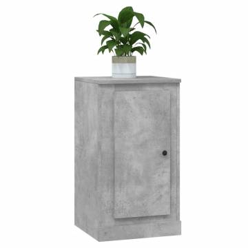 Sideboard Concrete Grey 37.5x35.5x67.5 cm Engineered Wood