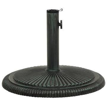 Umbrella Base Green 45x45x30 cm Cast Iron