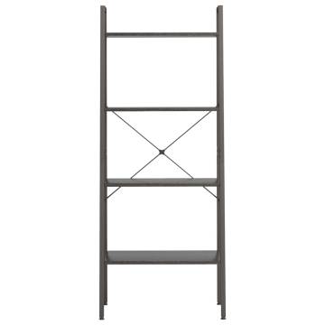 4-Tier Standing Shelf Black 56x35x140 cm