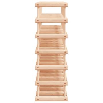 Wine Rack for 42 Bottles 68.5x23x68.5 cm Solid Wood Pine