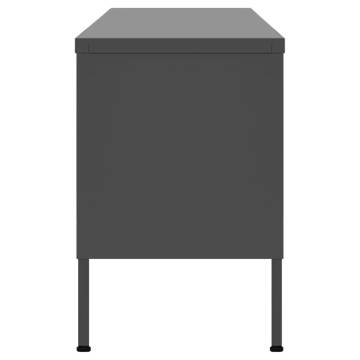 TV Cabinet Anthracite 105x35x50 cm Steel