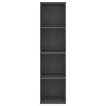 Wall-mounted TV Cabinet Grey 37x37x142.5 cm Engineered Wood