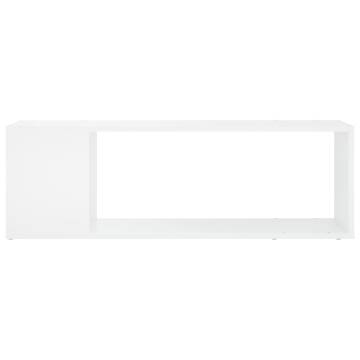 TV Cabinet White 100x24x32 cm Engineered Wood