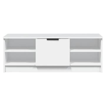 TV Cabinet White 102x35.5x36.5 cm Engineered Wood