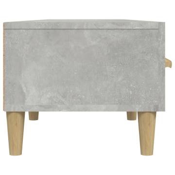 TV Cabinet Concrete Grey 150x34.5x30 cm Engineered Wood