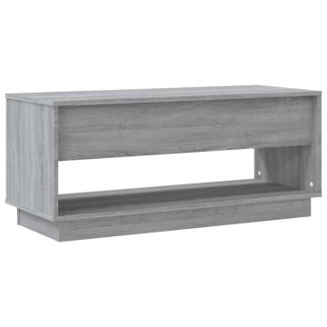 TV Cabinet Grey Sonoma 102x41x44 cm Engineered Wood