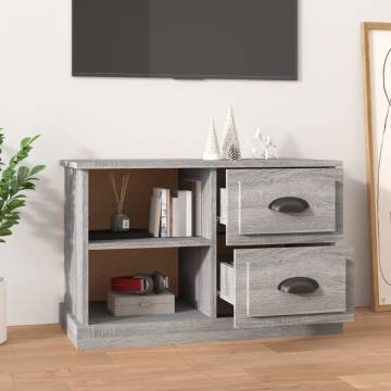 TV Cabinet Grey Sonoma 73x35.5x47.5 cm Engineered Wood