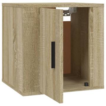 Wall Mounted TV Cabinets 2 pcs Sonoma Oak 40x34.5x40 cm