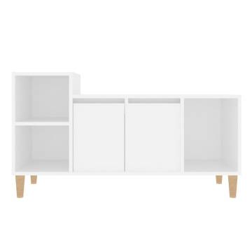 TV Cabinet White 100x35x55 cm Engineered Wood